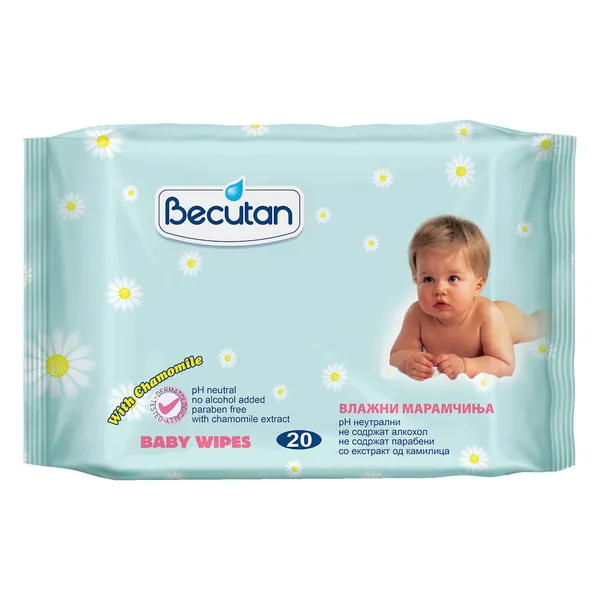 Vlažne maramice BECUTAN 20/1