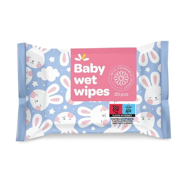 Vlažne maramice MAMMA&BABY Baby 20 kom
