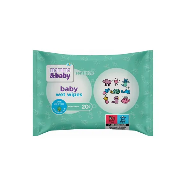 Vlažne maramice MAMMA&BABY Sensitive 20/1