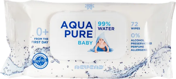 Vlažne maramice NEVENA aqua pure 72kom