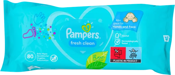 Vlažne maramice PAMPERS Fresh 80kom