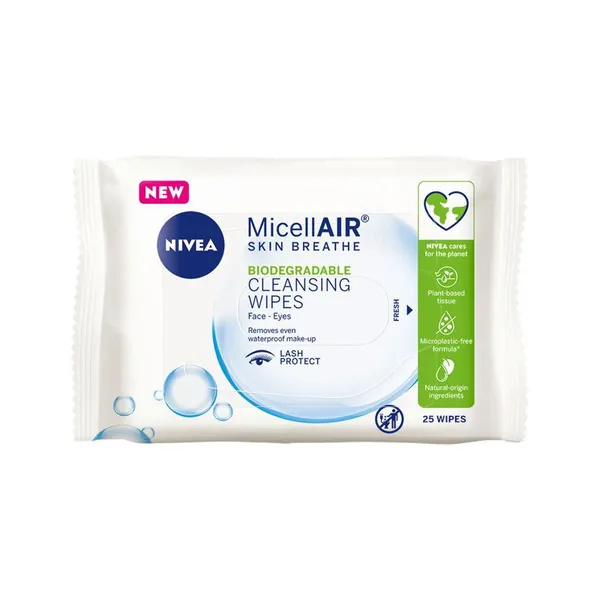 Vlažne maramice za čišćenje lica NIVEA 3u1 micelarne za nežno čišćenje lica 25 komada