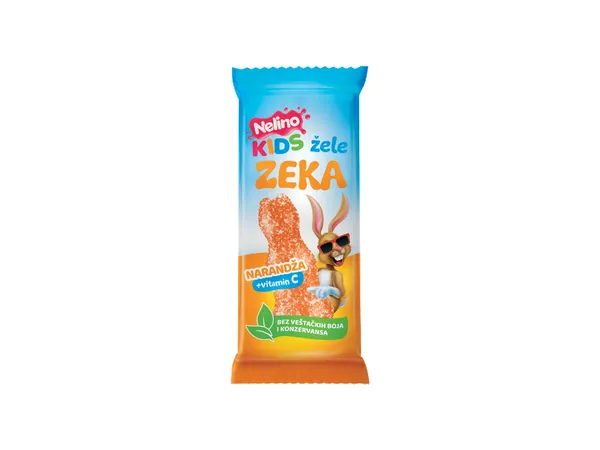 Žele zeka NELINO kids narandža 22g